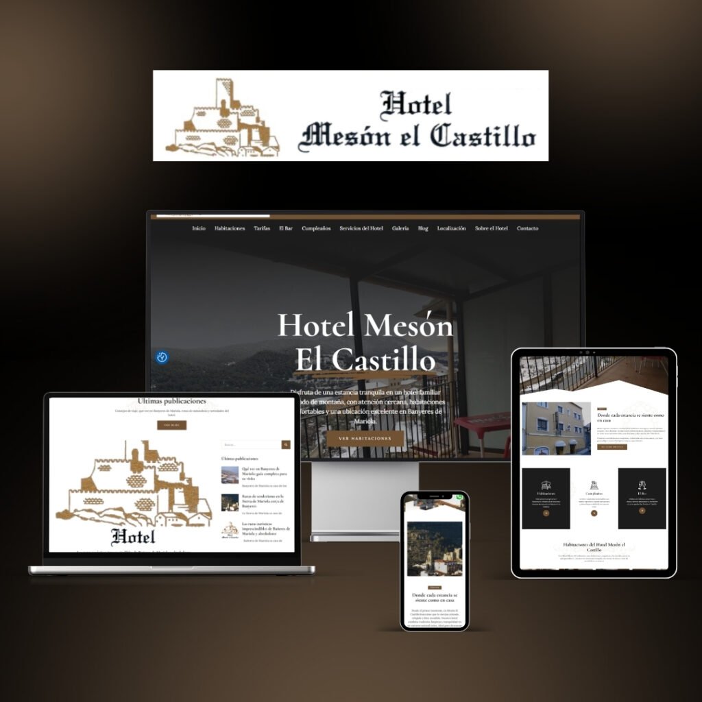 Hotel Mesón El Castillo website built by Weborite Solutions